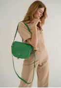 Фото Женская кожаная сумка Ruby L зеленая BlankNote (TW-Ruby-big-gr) 