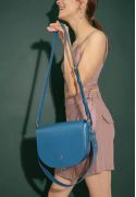 Фото Женская кожаная сумка Ruby L ярко-синяя BlankNote (TW-Ruby-big-laz) 