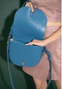 Фото Жіноча шкіряна сумка Ruby L яскраво-синя Wings (TW-Ruby-big-laz)