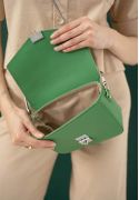Фото Женская кожаная сумочка Yoko зеленая BlankNote (TW-Yoko-gr) 