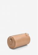Фото Кожаная сумка поясная-кроссбоди Cylinder карамель флотар (TW-Cilindr-dark-beige-flo)
