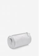 Шкіряна сумка поясна-кроссбоді Cylinder біла флотар (TW-Cilindr-white-flo) фото