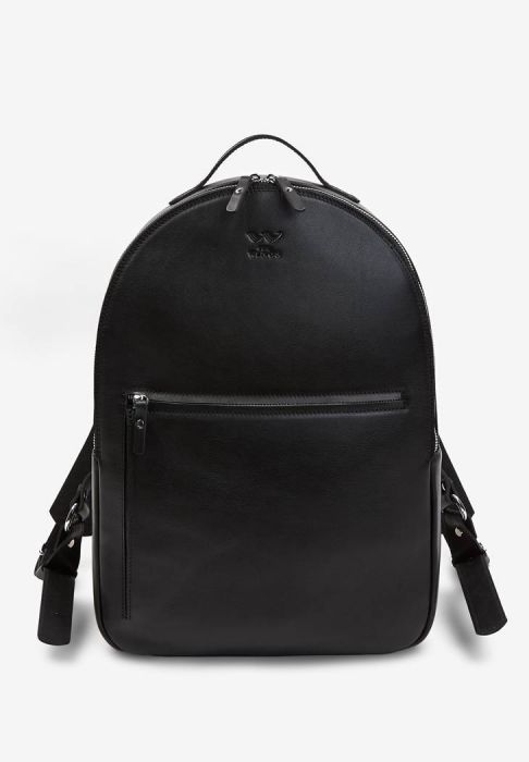 Кожаный рюкзак Groove L черный (TW-Groove-L-black-ksr) The Wings фото