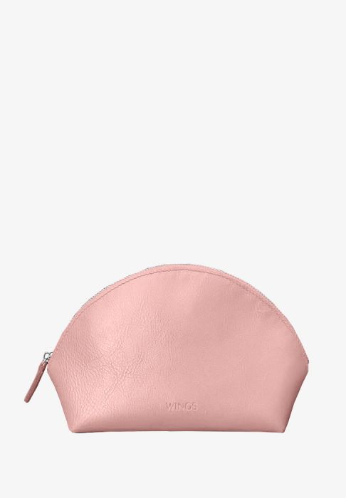 Женская кожаная косметичка 8.0 Красная