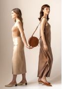 Жіноча шкіряна сумка Amy S світло-коричнева вінтажна (TW-Amy-small-kon-crz) фото