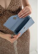 Фото Женская кожаная сумка Luna голубая BlankNote (TW-Luna-blue) 