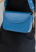 Фото Женская кожаная сумка Molly ярко-синяя (TW-Molly-blue)