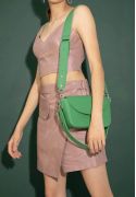 Фото Женская кожаная сумка Molly зеленая BlankNote (TW-Molly-gr) 