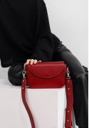 Фото Жіноча шкіряна сумка Molly червона (TW-Molly-red)