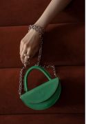 Фото Жіноча шкіряна міні-сумка Сhris micro зелена ( TW-Chris-mi-gr )