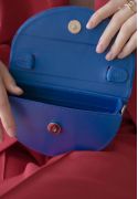 Фото Женская кожаная мини-сумка Сhris micro ярко-синяя (TW-Chris-mi-laz)