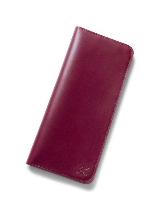 Кожаное портмоне Middle винный
