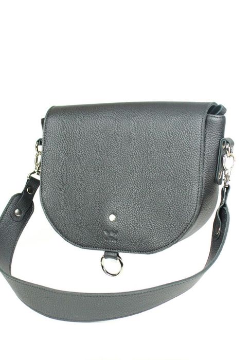 Женская кожаная сумка Ruby L черная флотар