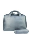 Шкіряна ділова сумка Attache Briefcase синій (TW-Attache-Briefcase-blue-ksr) фото