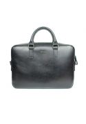 Кожаная деловая сумка Briefcase 2.0 черный сафьян (TW-Briefcase-2-black-saf) The Wings фото