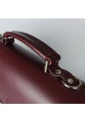 Жіноча шкіряна сумка Classic бордова (TW-Classic-mars-ksr) фото