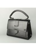 Жіноча шкіряна сумка Ester чорна (TW-Ester-black-ksr) фото
