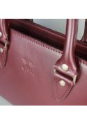Жіноча шкіряна сумка Fancy бордова (TW-Fency-mars-ksr) фото