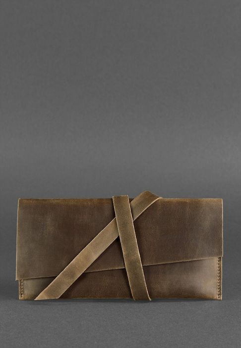 Шкіряний тревел-кейс Voyager 1.2 темно-коричневий Crazy Horse