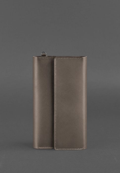 Кожаный клатч-органайзер (Тревел-кейс) 5.1 темно-бежевый