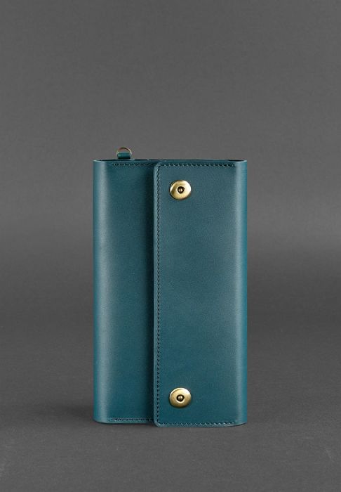 Кожаный клатч-органайзер (Тревел-кейс) 5.0 зеленый