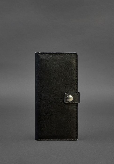 Кожаный Тревел-кейс (органайзер для документов) 6.0 черный