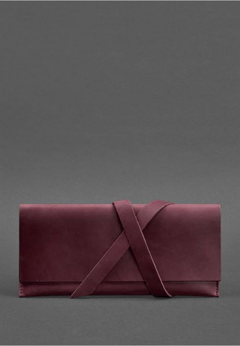 Шкіряний тревел-кейс Voyager 1.0 бордовий Crazy Horse