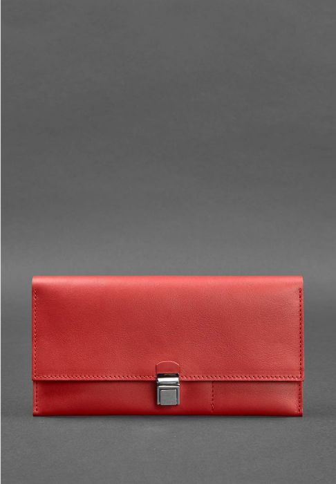 Шкіряний жіночий тревел-кейс Journey 2.0 Червоний