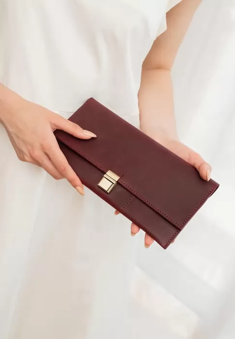 Фото Кожаный тревел-кейс Journey 2.0 Crazy Horse бордовый