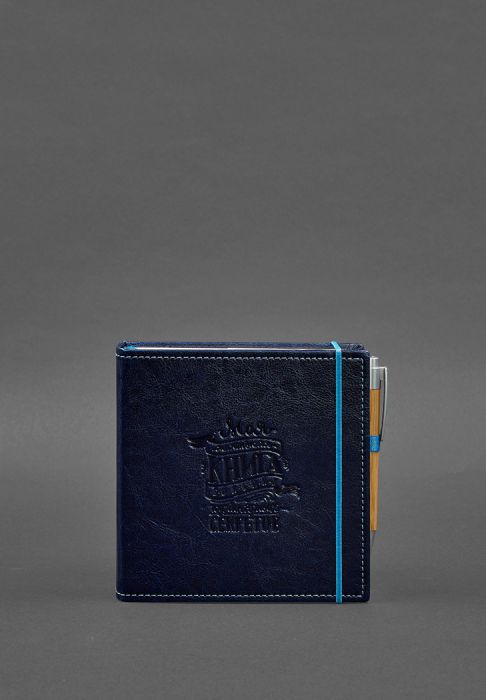 Фото Кук-бук для записи рецептов Книга кулинарных секретов в синей обложке (BN-CookB-kz-cobalt)