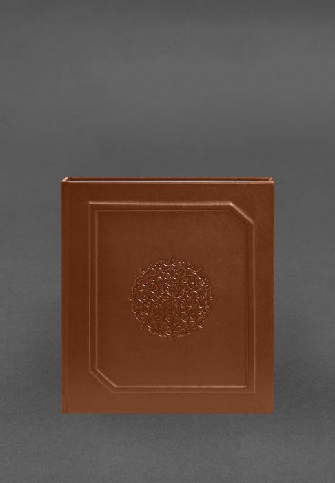 Фото Альбом для фото у шкіряній обкладинці світло-коричневий (BN-album-k)