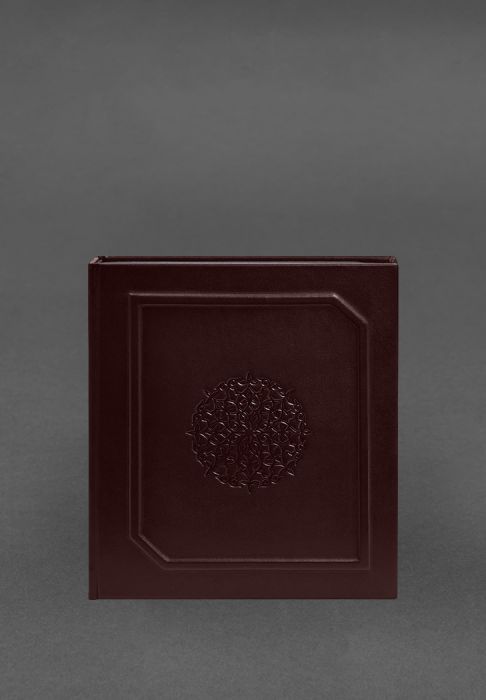 Фото Альбом для фото в шкіряній обкладинці бордовий (BN-album-vin)