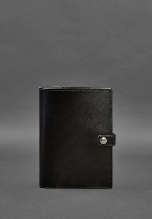 Шкіряна папка (софт-бук) для блокнота і планшета 10.0 Угольно-чорна