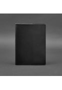 Фото Кожаная обложка для блокнота 6.0 (софт-бук) черная Краст