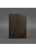 Фото Кожаная обложка для блокнота 6.0 (софт-бук) темно-коричневая