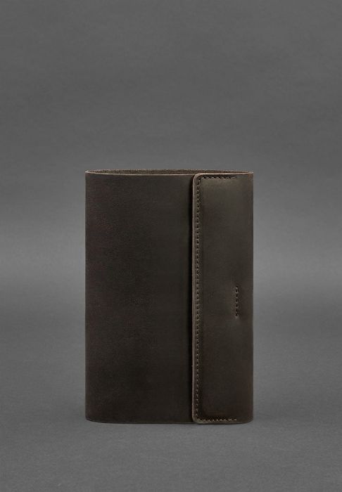 Кожаный блокнот софт-бук 7.0 темно-коричневый