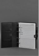 Кожаный блокнот с датированным блоком (Софт-бук) 9.1 черный (BN-SB-9-1-g) фото