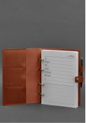 Кожаный блокнот с датированным блоком (Софт-бук) 9.1 светло-коричневый (BN-SB-9-1-k) фото