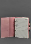 Кожаный блокнот с датированным блоком (Софт-бук) 9.1 розовый (BN-SB-9-1-pink) фото