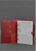 Фото Кожаный блокнот с датированным блоком (Софт-бук) 9.1 красный BlankNote (BN-SB-9-1-red) 