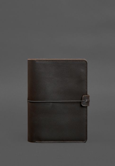 Фото Кожаный блокнот А5 (софт-бук) 9.4 коричневый (BN-SB-9-4-choko)