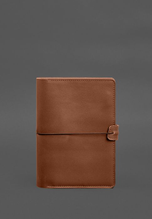 Фото Кожаный блокнот А5 (софт-бук) 9.4 светло-коричневый (BN-SB-9-4-k)