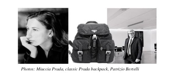 Первые рюкзаки от Миучча Прада, Prada